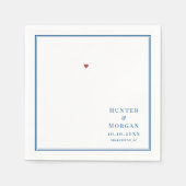 Charleston South Carolina Karte Serviette (Vorderseite)