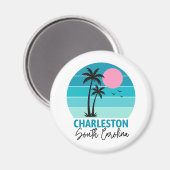 Charleston South Carolina Magnet (Vorderseite/Rückseite)