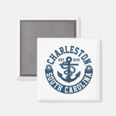 Charleston South Carolina Magnet (Vorderseite/Rückseite)