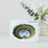 Charleston South Carolina Marsh Nature Foto Postkarte (Stehend Vorderseite)