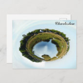 Charleston South Carolina Marsh Nature Foto Postkarte (Vorne/Hinten)