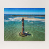 Charleston South Carolina Morris Island Leuchtturm Puzzle (Horizontal)