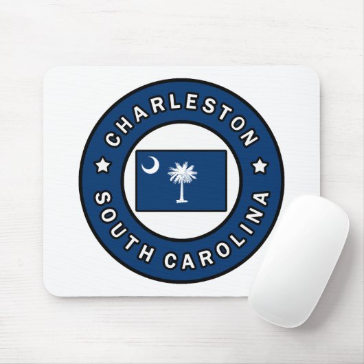 Charleston South Carolina Mousepad (Mit Mouse)