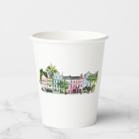 Charleston South Carolina Pappbecher (Vorderseite)