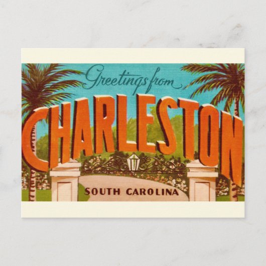 Charleston South Carolina Postcard Postkarte (Vorderseite)