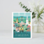 Charleston, South Carolina Postcard Postkarte (Stehend Vorderseite)