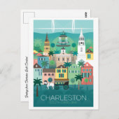 Charleston, South Carolina Postcard Postkarte (Vorne/Hinten)