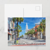 Charleston, South Carolina Postcard Souvenir Postkarte (Vorne/Hinten)