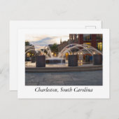 Charleston South Carolina Postkarte (Vorne/Hinten)