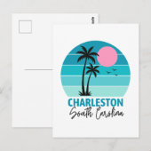 Charleston South Carolina Postkarte (Vorne/Hinten)