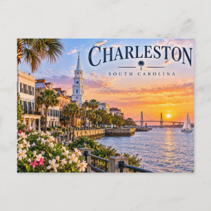 Charleston South Carolina Postkarte