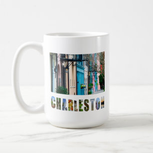 Charleston South Carolina Rainbow Row Houses Kaffeetasse