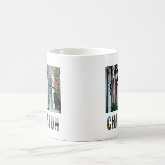 Charleston South Carolina Rainbow Row Houses Kaffeetasse (Mittel)