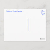 Charleston South Carolina Ravenel Bridge Post Card Postkarte (Rückseite)