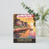 Charleston, South Carolina, Save The Date (Stehend Vorderseite)