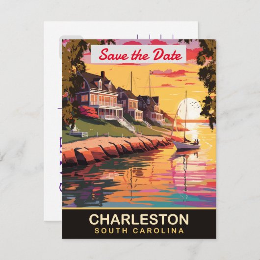 Charleston, South Carolina, Save The Date (Vorne/Hinten)