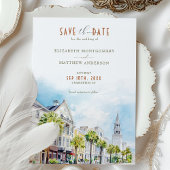 Charleston South Carolina Save the Date Einladung