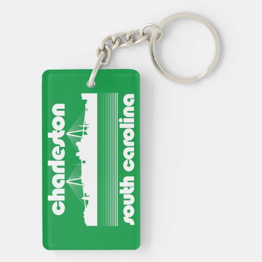 Charleston, South Carolina Schlüsselanhänger (Rückseite)