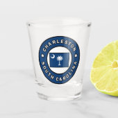 Charleston South Carolina Schnapsglas (Vorderseite)