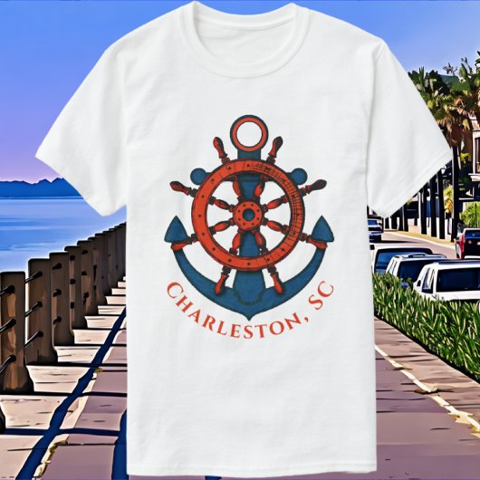 Charleston South Carolina Schöne Kunst T-Shirt