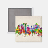 Charleston South Carolina Skyline Magnet (Vorderseite/Rückseite)