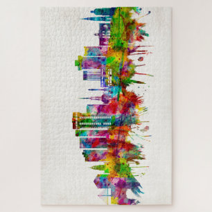 Charleston South Carolina Skyline Puzzle