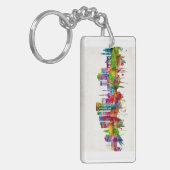 Charleston South Carolina Skyline Schlüsselanhänger (Vorderseite links)