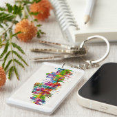 Charleston South Carolina Skyline Schlüsselanhänger (Vorderseite rechts)