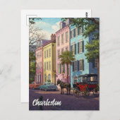 Charleston South Carolina Travel Postkarte (Vorne/Hinten)