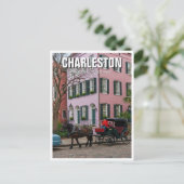 Charleston South Carolina Travel Postkarte (Stehend Vorderseite)