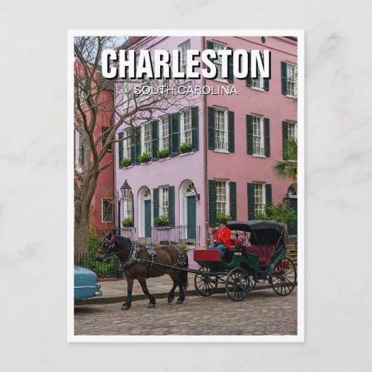 Charleston South Carolina Travel Postkarte (Vorderseite)