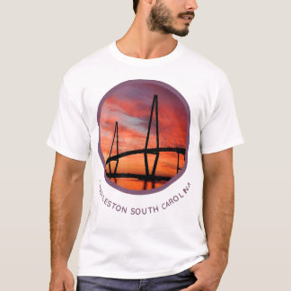 Charleston South Carolina Tshirt Ravenel Bridge