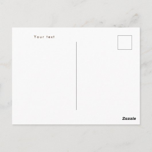 Charleston South Carolina Typografie Postkarte (Rückseite)