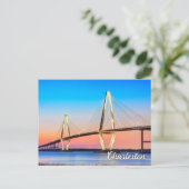 Charleston, South Carolina, Vereinigte Staaten Postkarte (Stehend Vorderseite)
