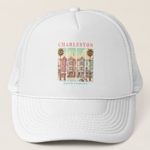 Charleston, South Carolina - Vintage King Street Truckerkappe