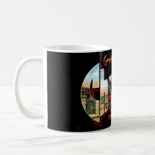Charleston South Carolina Vintage Postcard Tasse (Links)