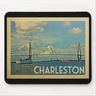 Charleston South Carolina Vintage Reise Mousepad
