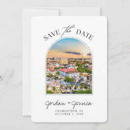 Charleston South Carolina Wedding Save the Date Einladung