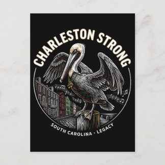 Charleston Strong Pelican Gullah Geechee Cultural  Postkarte
