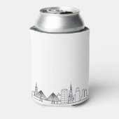 Charleston Stylized Skyline | Wedding Can Cooler Dosenkühler (Kanne Rückseite)