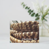 Charleston Sweetgrass Körbe Postkarte (Stehend Vorderseite)