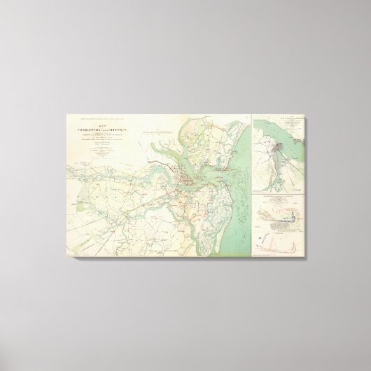 Charleston, Verteidigung Leinwanddruck (Vorderseite)