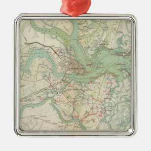 Charleston, Verteidigung Ornament Aus Metall