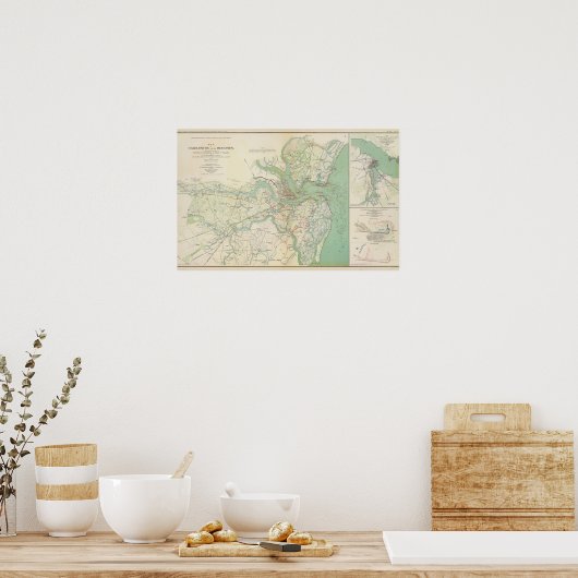 Charleston, Verteidigung Poster (Küche)