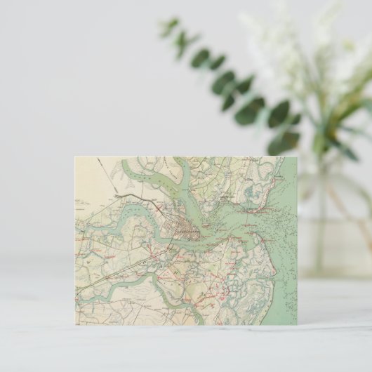 Charleston, Verteidigung Postkarte (Stehend Vorderseite)