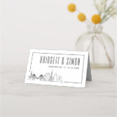 Charleston Wedding | Place Table Name Cards Platzkarte (Rückseite)