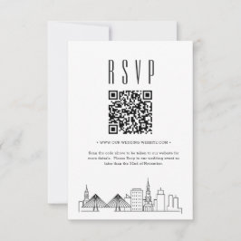 Charleston Wedding QR Code UAWG RSVP Karte