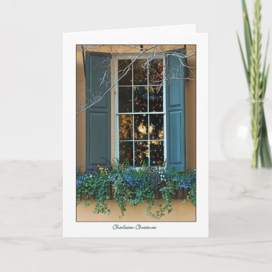 Charleston-Weihnachtskarte Feiertagskarte (Vorderseite)