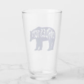 Charleston West Virginia Bear Glas (Rückseite)