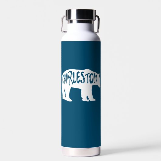 Charleston West Virginia Bear Trinkflasche (Vorne)